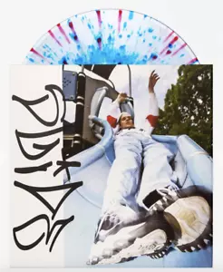 George Clanton- Slide LP +Signed Trading Card (Clear w/ Blue/Red Splatter Vinyl) - Picture 1 of 10