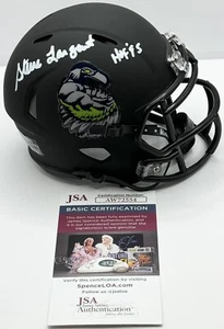 Steve Largent Signed Autographed Seattle Seahawks Mini Helmet JSA COA - Picture 1 of 1