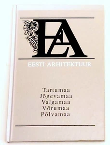 ARCHITEKTUR von ESTLAND. SÜDESTLAND - SELTENES BUCH 1999 - Bild 1 von 4