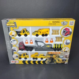 Maisto Mini Work Machines Volvo Constuction Vehicles Accessories #12437 Age 3+ - Picture 1 of 1