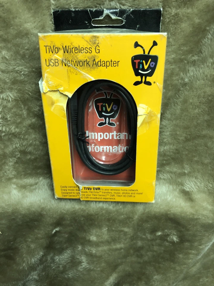 TiVo AG0100 Wireless G USB Network Adapter for Series 2 & 3 DVRs NEW - Image 1 of 4