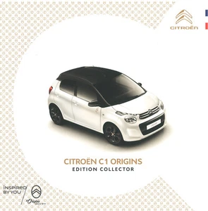 Katalog Prospekt Brochure Citroën C1 Sonderserie Origins 2019 BE Fr - Bild 1 von 2