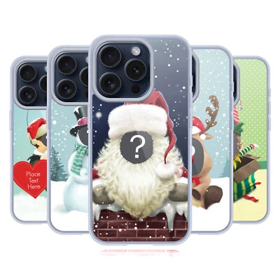 CUSTOM CUSTOMISED PERSONALISED CHRISTMAS SOFT GEL CASE FOR APPLE iPHONE PHONES - Imagem 1 de 4