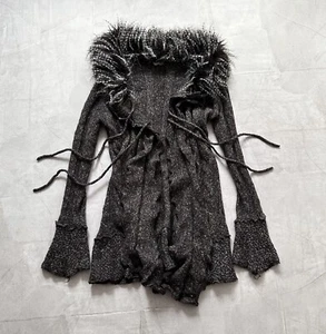 Maglione pelliccia sintetica gotico punk bondage se sei erano nove LGB isterica atmosfera glamour - Foto 1 di 18