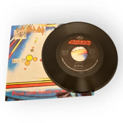 Def Leppard - Pour Some Sugar On Me 7” Promo Record In Alt Sleeve, 1987 Japan - Image 1 of 4