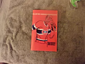 1970-71 MONTREAL KANADISCHE MEDIENFÜHRER Jahrbuch 1971 STANLEY CUP JEAN BELIVEAU - Bild 1 von 2
