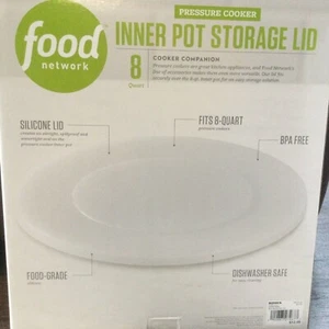 Food Network Pressure Cooker Inner Pot Storage Lid 8 Quart New In Box - Picture 1 of 4