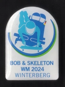 WINTERBERG GERMANY 2024 IBSF BOB & SKELETON WORLD CHAMPIONSHIPS PIN - Picture 1 of 3