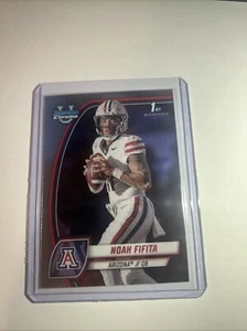 2024 Bowman Chrome U Football Refractor Rookie Noah Fifita Arizona - Picture 1 of 2
