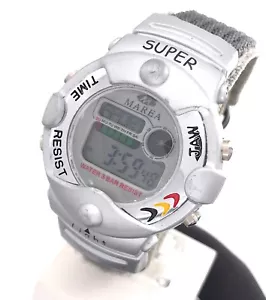 Marea 20002 FUNCIONANDO vintage watch digital lcd light display reloj 40 mm MAG2 - Imagen 1 de 5