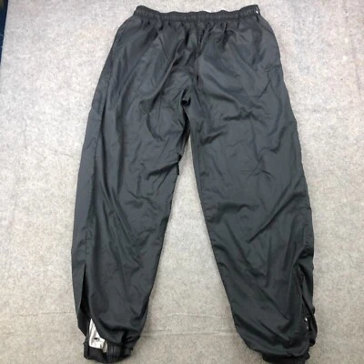 Vintage NIKE Pants Men XL Black Windbreaker Track Embroidered Swoosh Y2K 00s* - Image 1 of 4