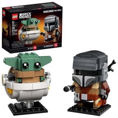 Lego Brickheadz The Mandalorian & The Child 75317 Star Wars Disney+ Kit de construcción Foto 1 de 3