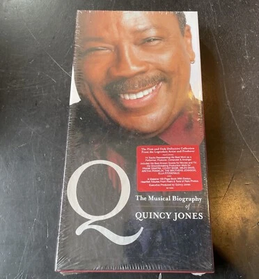 THE MUSICAL BIOGRAPHY OF QUINCY JONES (2001) Rare Rhino 4CD Box Set SEALED - Image 1 of 4