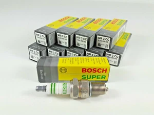 1x BOSCH Spark Plug WR3CC 0242255502 SUPER 0,7mm GAP - Picture 1 of 8