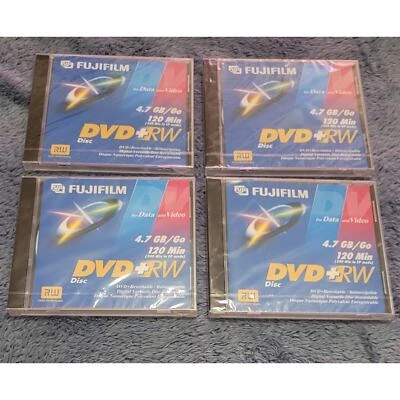 4 - NIP Fujifilm DVD +RW 4.7 GB/GO Disc for Data and Video Rewritable - Image 1 of 3