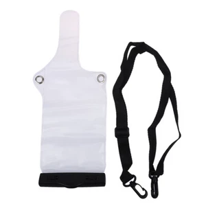 Portable Radio Waterproof Case Bag For Walkie Talkie Cover Holder With Lanya_$i - Photo 1/12
