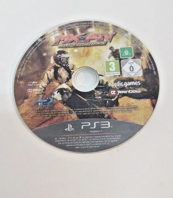 MX Vs ATV Supercross (PS3) Playstation 3 Game "DISC Only" - Image 1 of 1