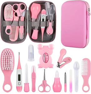 Baby Grooming Kit, Infant Safety Care Set with Hair Brush Comb Nail Clipper Nasa - Picture 1 of 12