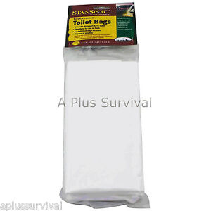 Lot of 48 Honey Bucket Bag / Liners for Portable Camping 