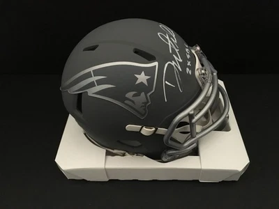 MINI CASCO COLECCIÓN PIZARRA PATRIOTAS AUTOGRAFIADO DANNY ENMENDOLA J.S.A.  AUTÉNTICO Foto 1 de 4