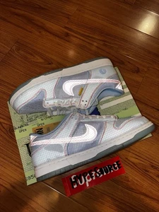 Size 10 - Nike Dunk Low x Union LA Passport Pack - Argon Brand New Deadstock - Picture 1 of 6