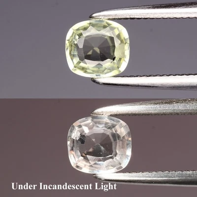 💎 0.41 克拉 4.8x4.3 毫米 VS 气垫自然变色双簧管 - 土耳其宝石 — 第 1/4 张图片