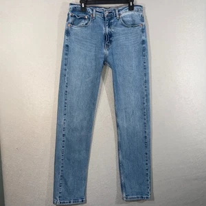 Levis 505 Herren Jeans 34X34 Blau Denim Straight Leg Light Wash Mid Rise - Bild 1 von 13