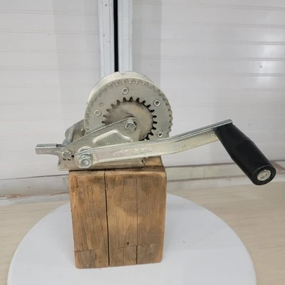 Fulton 1500 lb Hand Winch – Model T1500 | Boat Trailer Crank Hoist USA Made - Image 1 of 4