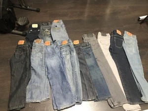 Lot Of  13  Levis Kids boys Jeans And Shorts Lot Read Bio For All Sizes List - Picture 1 of 6