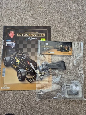 1/8 DEAGOSTINI BUILD THE 1985 LOTUS RENAULT 97T AYRTON SENNA F1 CAR ISSUE #87 - Image 1 of 3