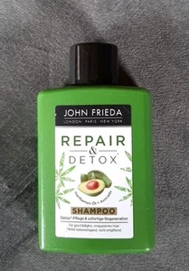 John Frieda "Repair & Detox" Shampoo mit Hanfsamenöl + Avocado 50 ml Neu! - Bild 1 von 1