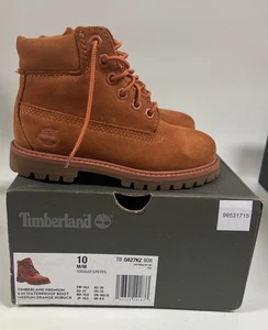 Timberland Shoes Prem Orange 6 Inch Boots Size 10M/M Toddler - Picture 1 of 9