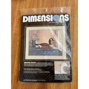 Dimensions Antique Decoy No Count Cross Stitch Mildred Sands Kratz Design, 1987 - Picture 1 of 3