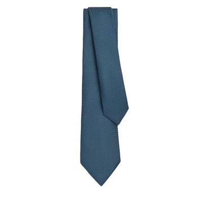 Corbata de seda invertida Hermes Faconnee H036253T 17 142960511 Foto 1 de 4