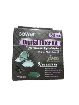 Bower  Digital Filter Kit Professional Digital Optics VFK52C 52mm Filter Kit - Image 1 of 4