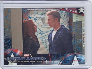 2014 Captain America: The Winter Soldier Patriotic Blue Foil Card #35 , 25 of 25 - Picture 1 of 2
