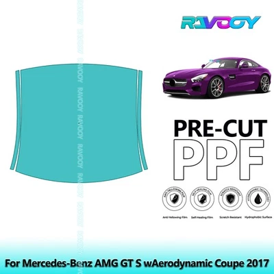  Kit de protección de pintura PPF para Mercedes-Benz AMG GT S con cupé aerodinámico 2017 Foto 1 de 4