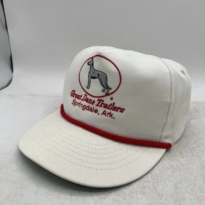 Gorra ajustable Great Dane Trailers cuerda camión plataforma semi camionero de colección Foto 1 de 4