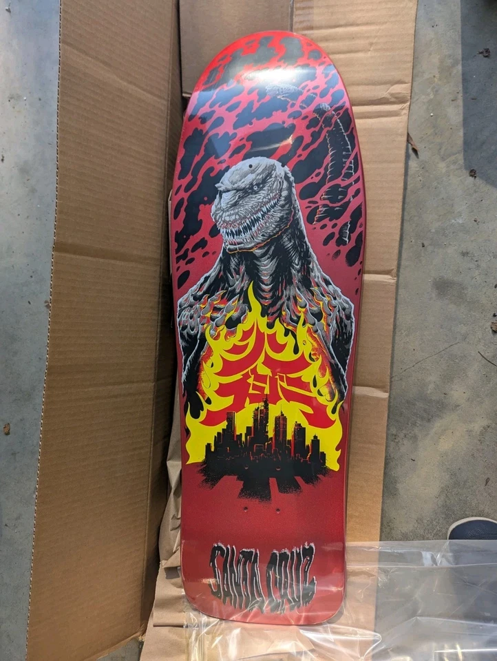 SANTA CRUZ SHIN GODZILLA KNOX FIREPIT TABLA DE SKATE EN MANO ENVÍO EL MISMO/AL DÍA SIGUIENTE Foto 1 de 4
