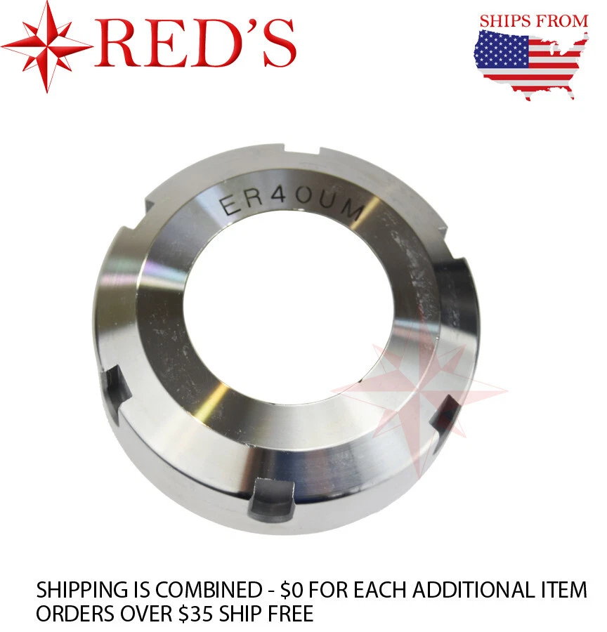 REDS ER40 UM Type Collet Clamping Nut Chuck Holder ER40um CNC Milling Lathe holder