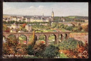 Tuck art signed Beraud Fort Bourbon Vallee de la Petrusse Luxembourg postcard - Picture 1 of 1