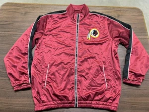 Washington Redskins Men’s Maroon NFL Football Track Jacket - Large - Picture 1 of 6