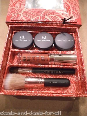 NEW RARE LIMITED EDITION BARE MINERALS 5 PC EYE SHADOW/VEIL/BLUSH/BRUSH & LIP - Image 1 of 4