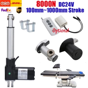 DC 24V Linear Actuator 8000N Linearantrieb 100MM 1000MM Elektrischer Linearmotor - Picture 1 of 41