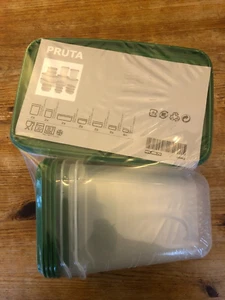 IKEA Vorratsdosen PRUTA mit Deckel - 17er-Set transparente Gefrierdosen NEU OVP - Bild 1 von 4
