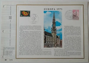 Feuillet CEF 1er jour 228 1973 Europa Conseil de l'Europe - Imagen 1 de 1