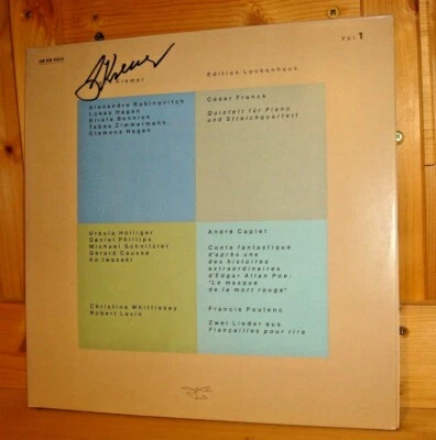Signed by GIDON KREMER Edition Lockenhaus Vol.1/2 ECM 2LP 1304/05 PROMO Signiert - Bild 1 von 4