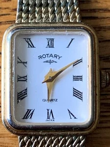 Vintage Rotary 3553 Quartz Ladies Bracelet Watch -16mm-Works - Picture 1 of 4