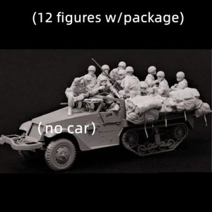 1:35 Resin Model 12 Group With Wrapped White Model Hand Do New Static 5356gg - Picture 1 of 3