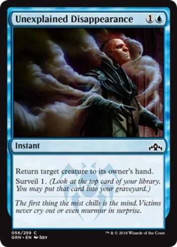 x1 Unexplained Disappearance - Guilds of Ravnica - NM - MTG - Image 1 of 1